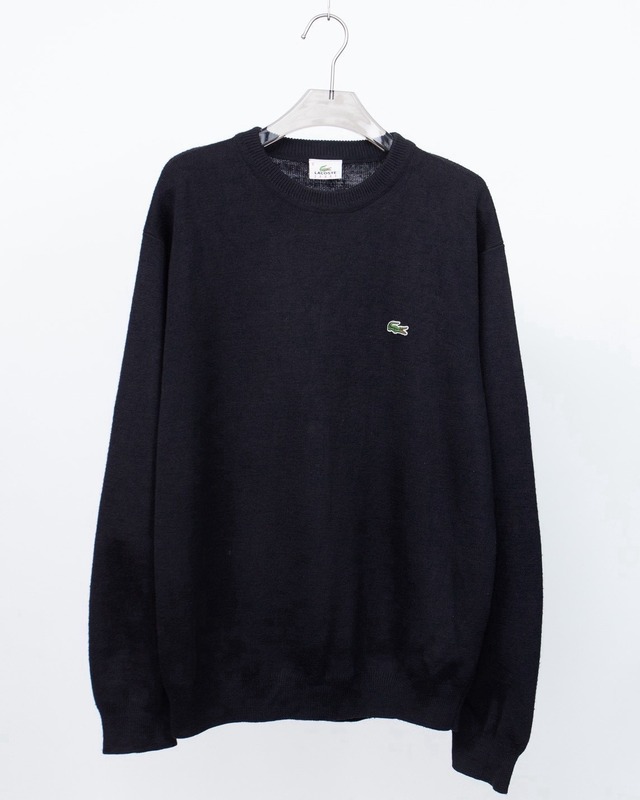 "LACOSTE" wool × acrylic knit