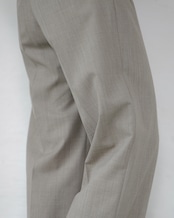i’m here - UN(I)FORM : GRANDPA PANTS :Beige|制服素材再構築/グランパパンツ