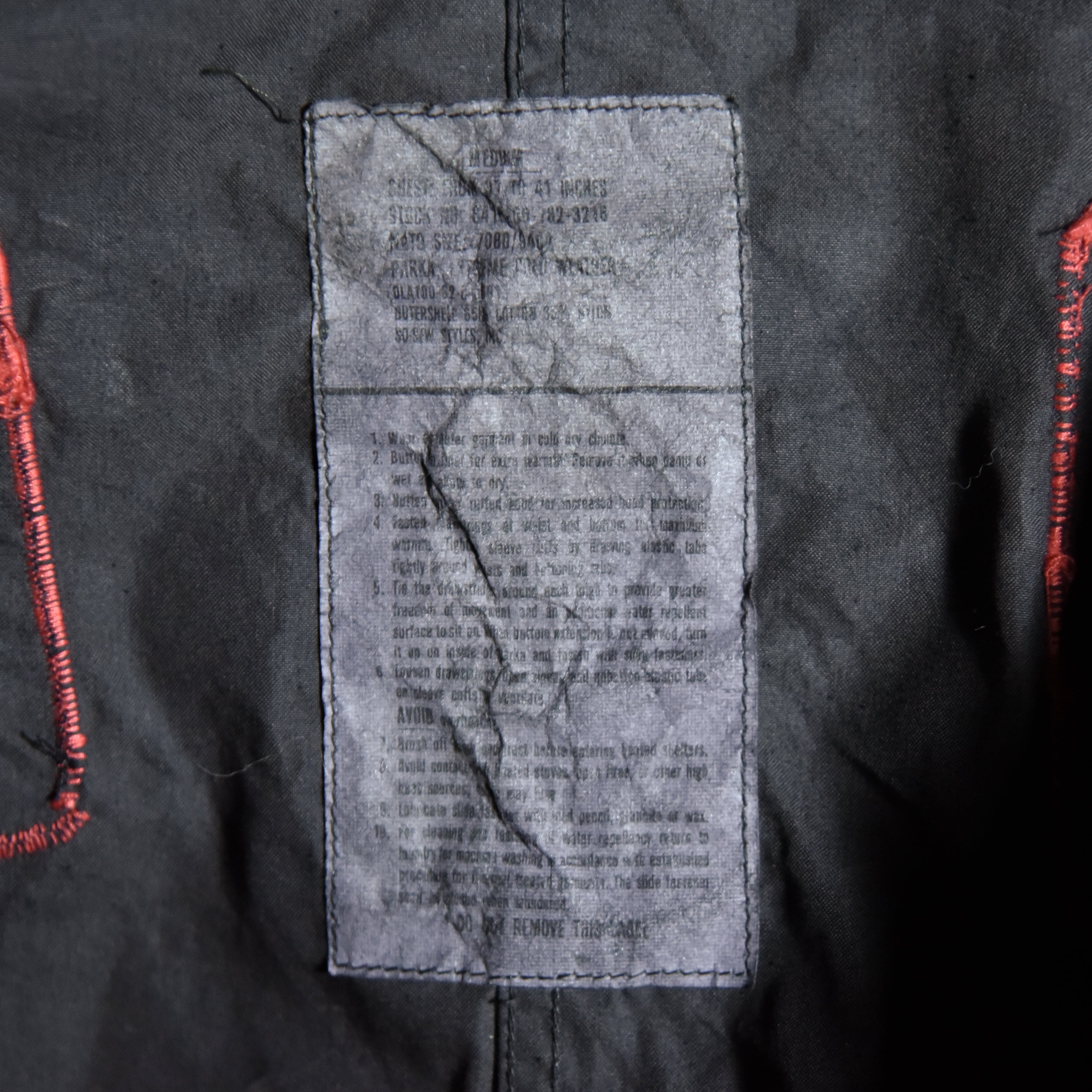 80s US Army M65 Parka Extreme Cold Weather Fishtail Mods Coat