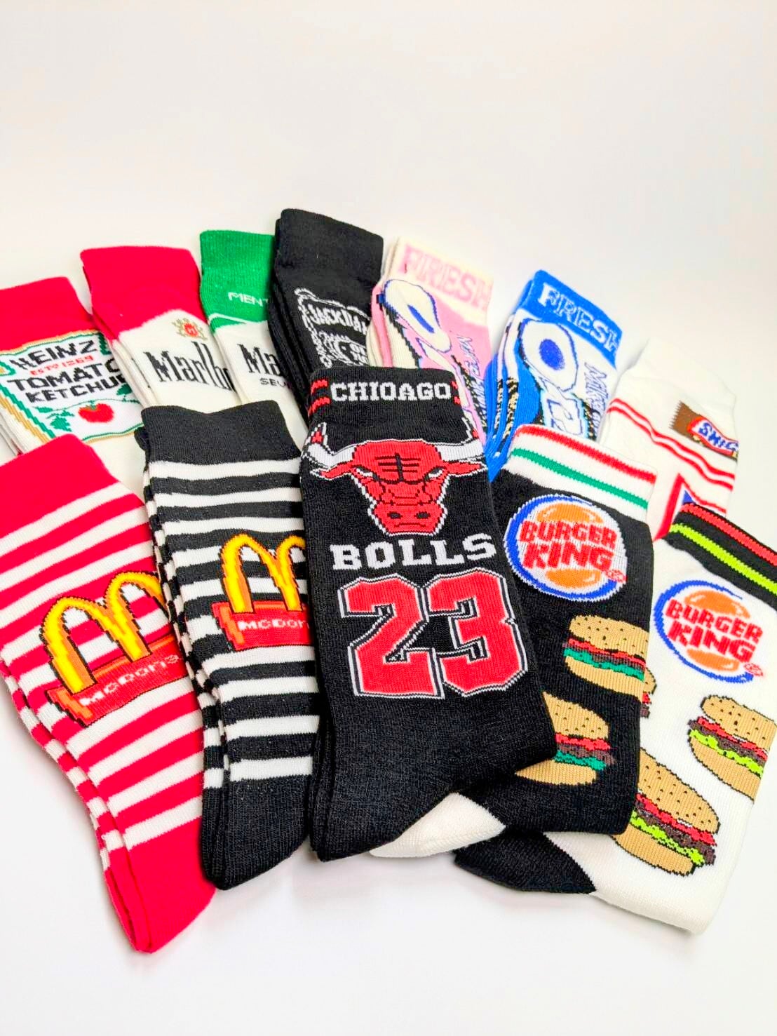 再入荷！【 Marlboro / マールボロ 】『 マルボロライト 』 crew socks
