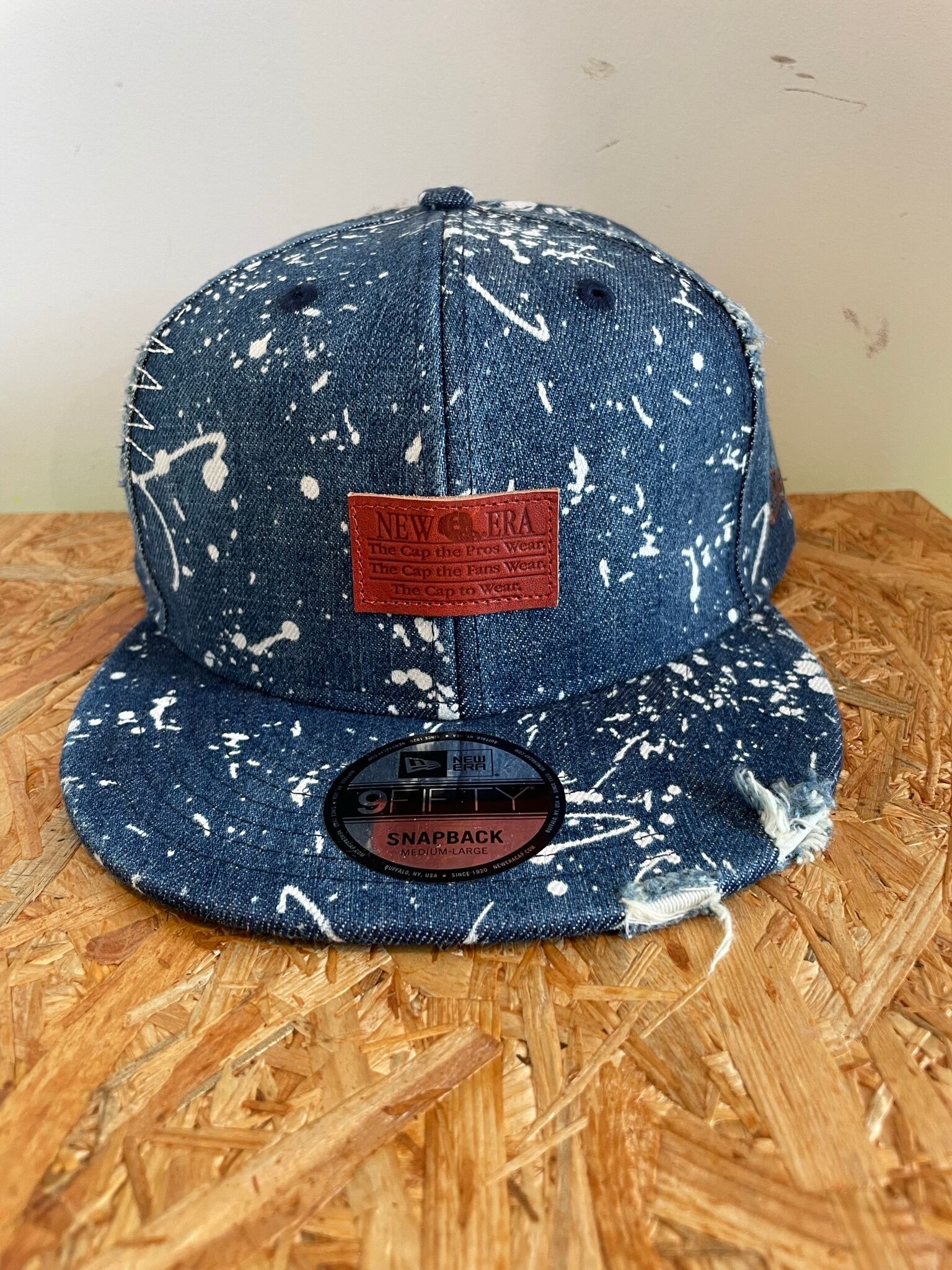 new era ヤンキース　クーパーズタウン　9twenty デニム　レザー