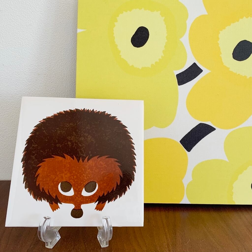 ケネス・タウンゼンドさんのアートタイル ハリネズミ / Vintage Hedge