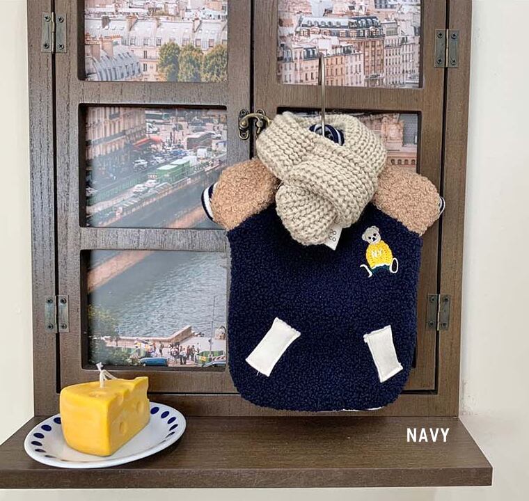 【SALE】 baseball top XS ~ 2XL 2color  /  犬服 秋冬 新作 長袖 シンプル ドッグウェア トップス トレーナー Tシャツ ワンコ服 もこもこ お揃い 可愛い 犬の服　b11