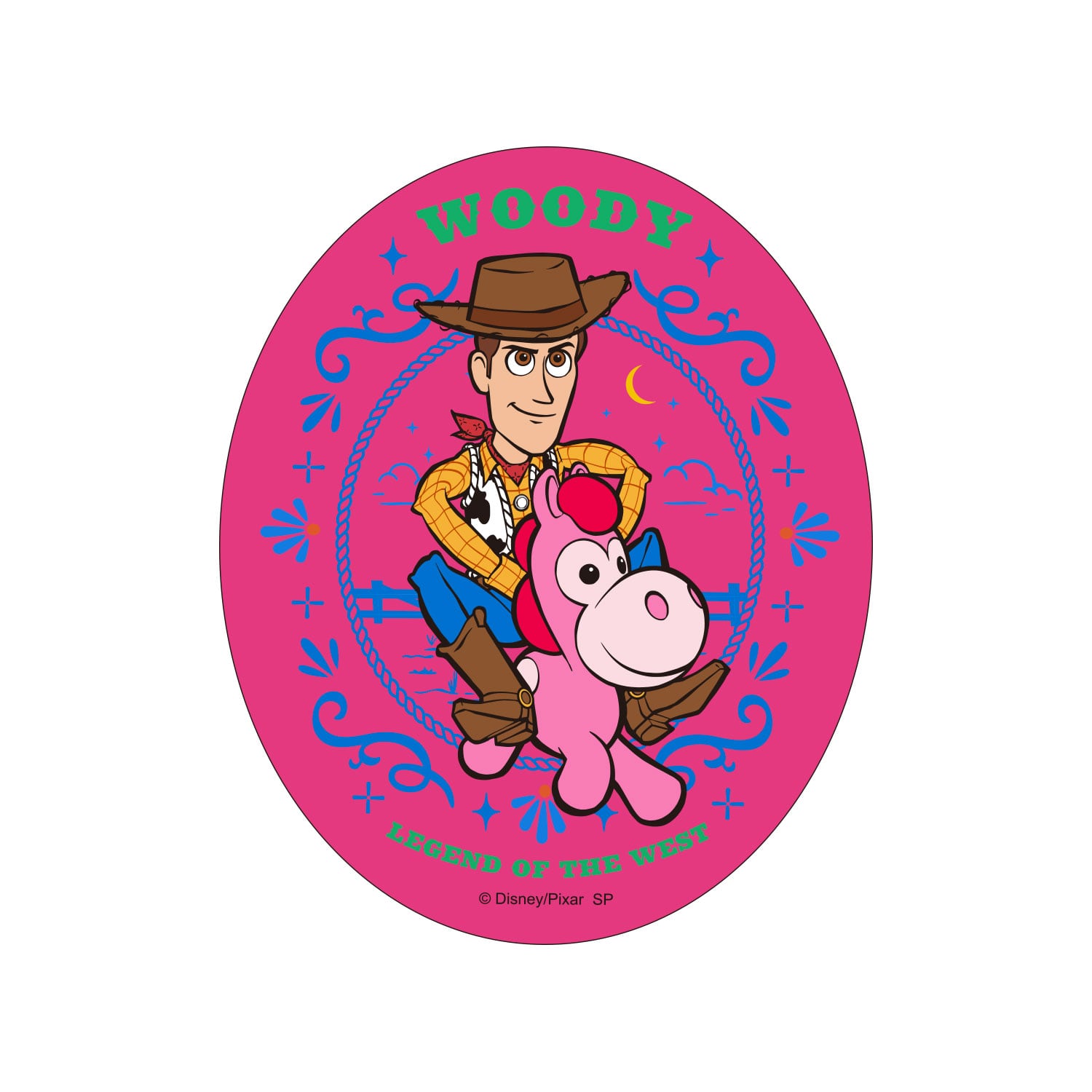 キャラクターステッカー トイ・ストーリー5 ウッディ＆馬