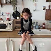 韓国子供服 / 26Autumn / 〖取寄〗second moment / シュガードットホルターネック / キッズ服 / 女子服 *XS~JL*