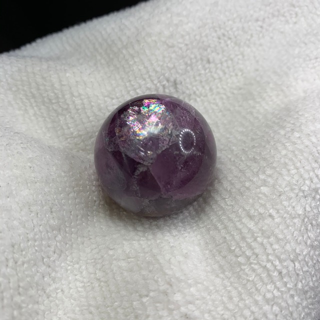 s140パープルフローライトスフィア