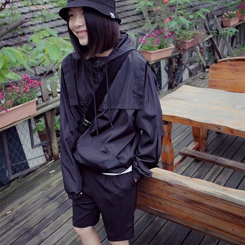 ナイロンアノラックパーカー　ASF212010-560