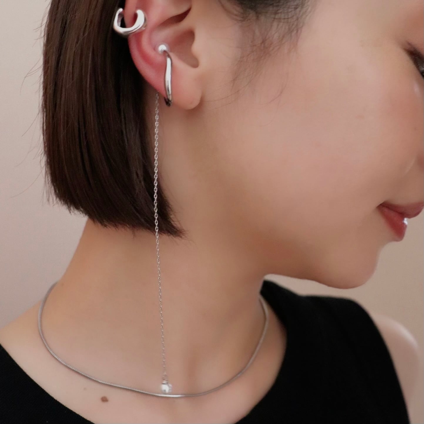 在庫限り・longswingpearlearcuff