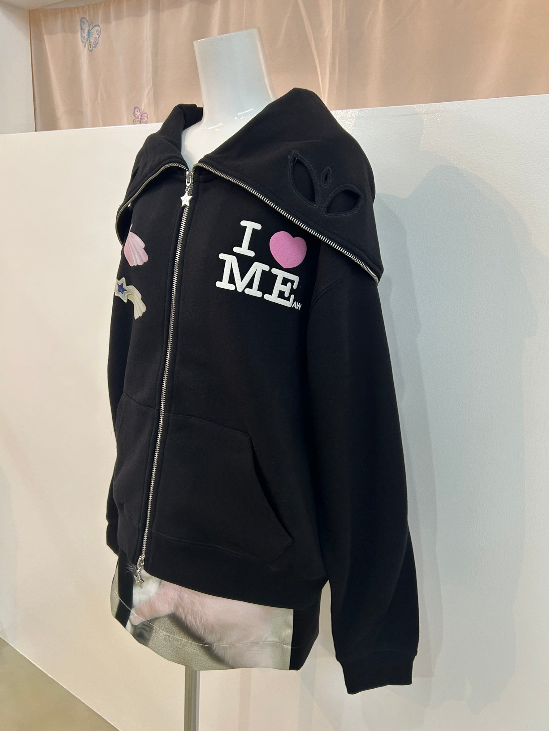 トップス Ashley Williams BUNNY BUTTERFLY HOODIE ASHLEY WILLIAMSイエロー Bunny Butterfly パーカー ASHLEY WILLIAMS