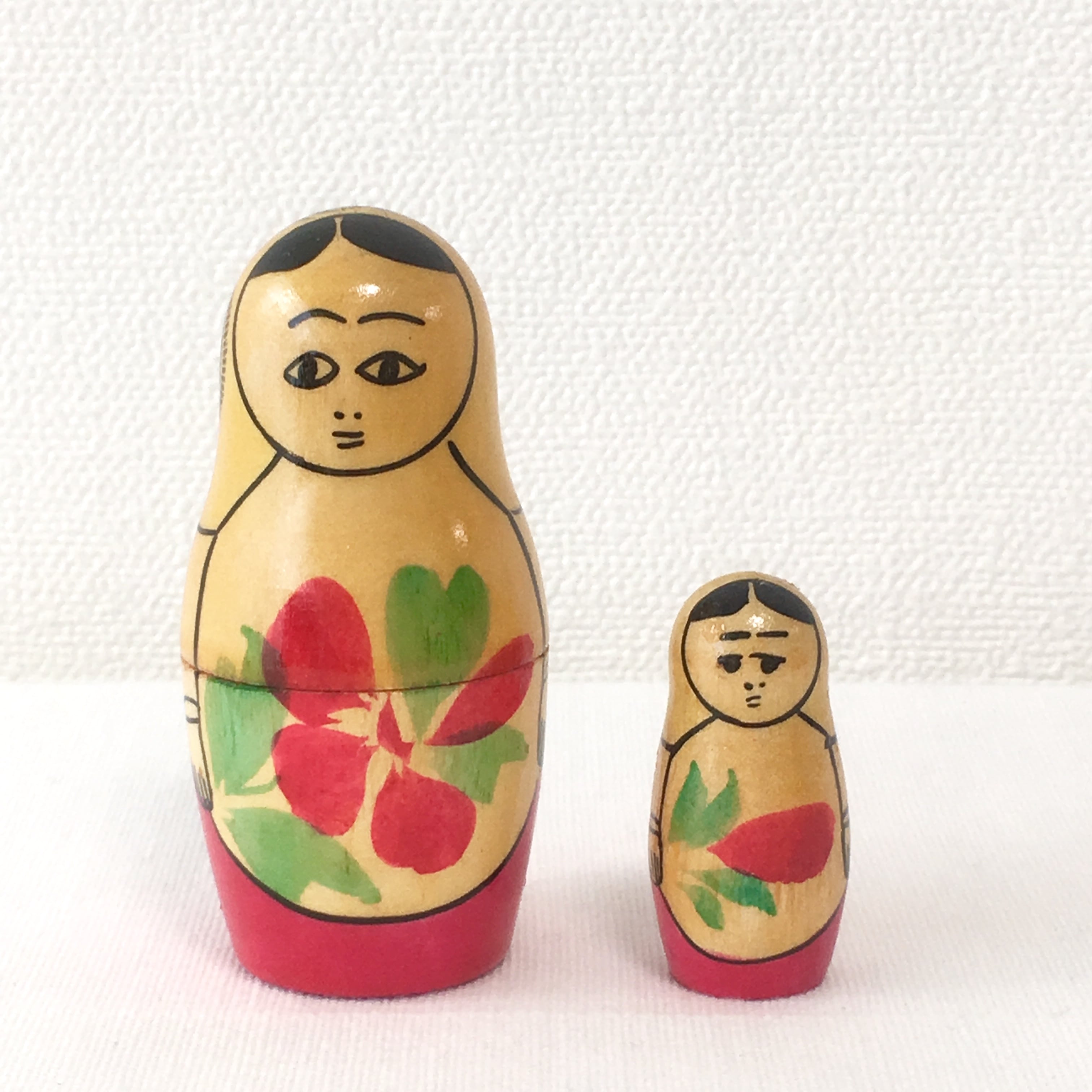ビンテージ  ソ連 マトリョーシカ 13cm4ピース　セミョーノフ USSR