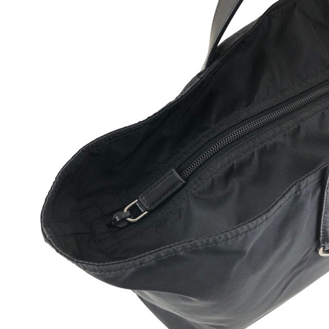 PRADA プラダ トートバッグ ブラック トライアングルロゴ ナイロン vintage ヴィンテージ オールド naaxd3