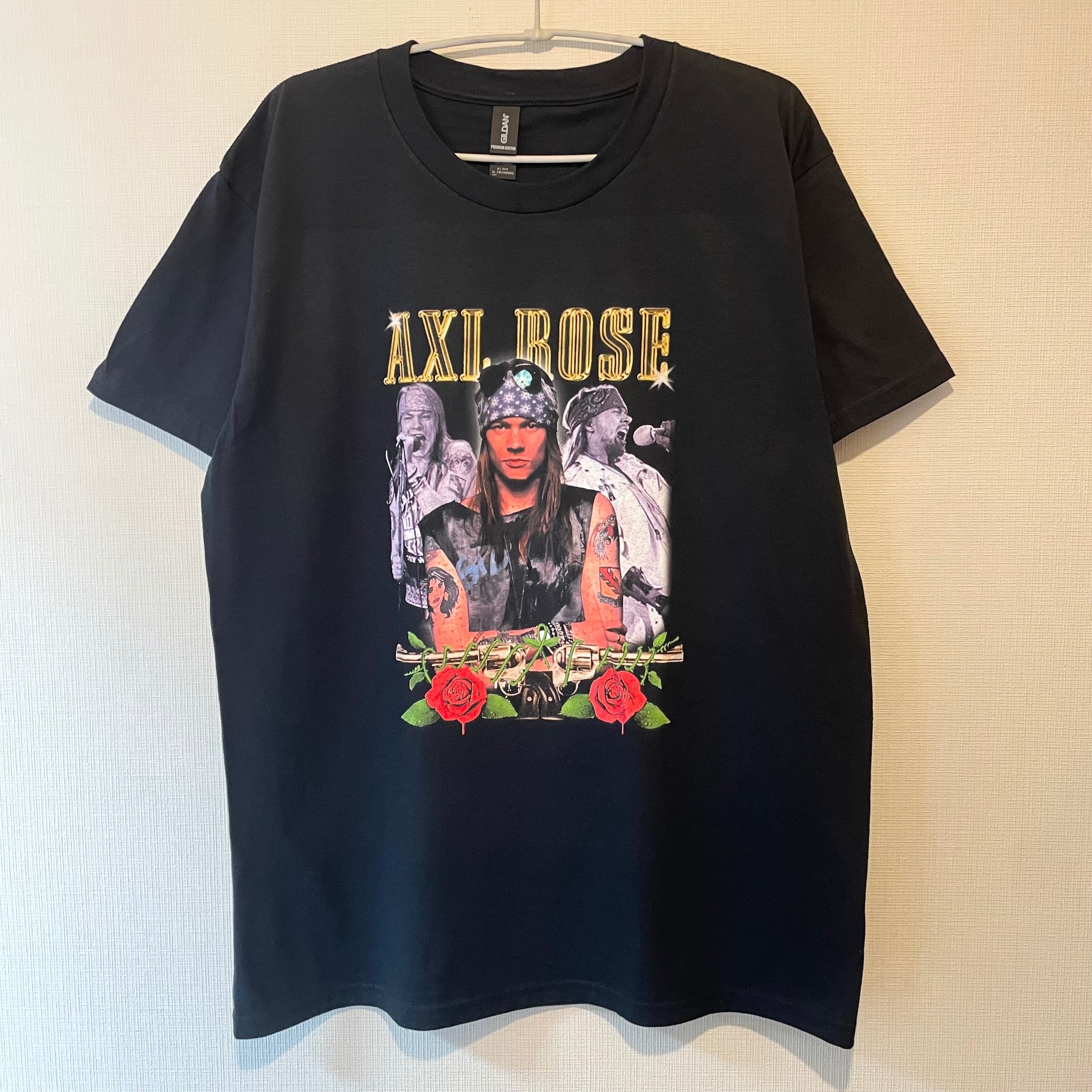 Guns N' Roses ブート　Tシャツ XXL ユーロ アクセルローズ AXL ROSE Tシャツ GUNS N' ROSES アクセルローズ Tee | BF MERCH'S