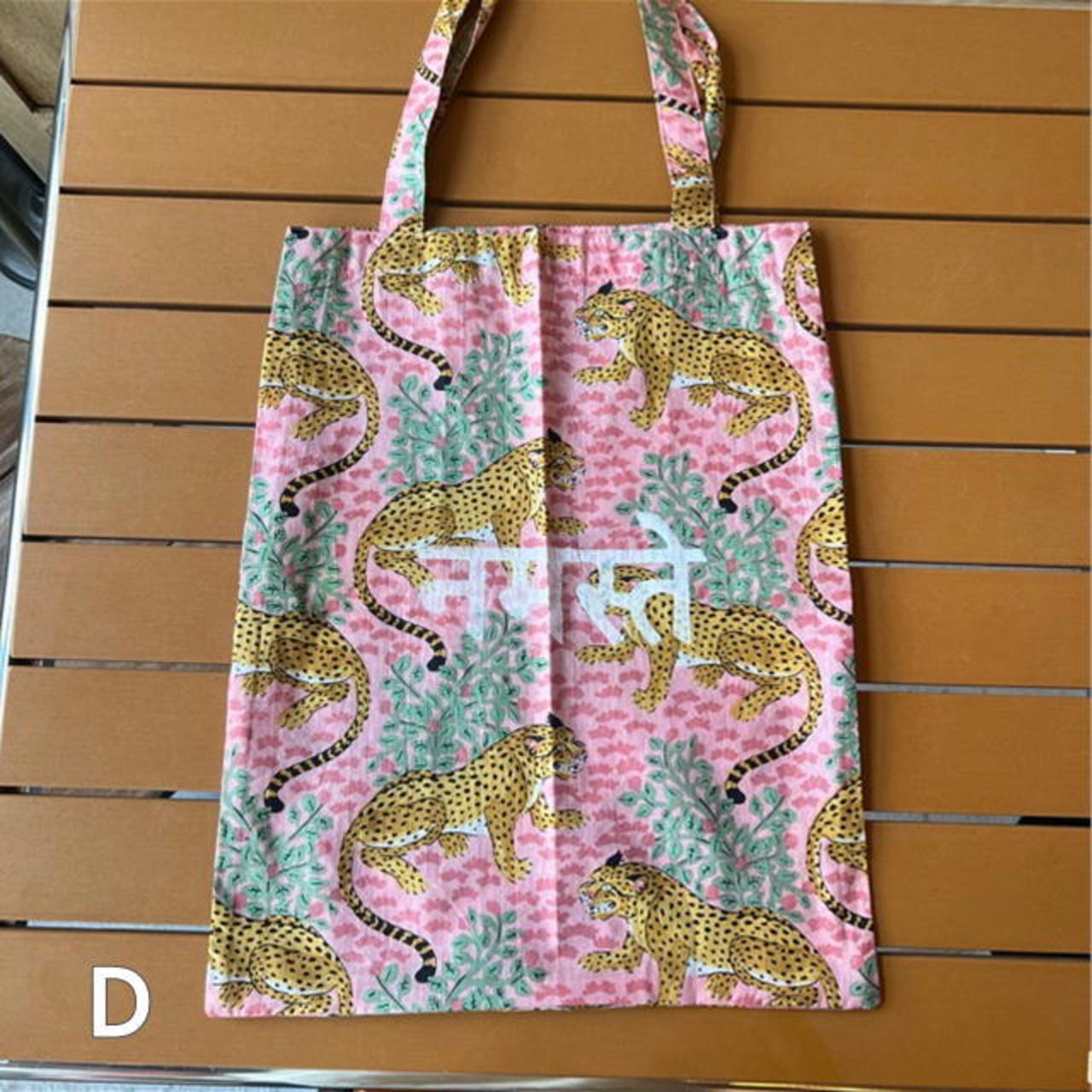 Hindi Logo Print Tote　9Type　ヒンディーロゴプリントトート　インド　アニマル　トートバッグ　バッグ　　India　animal