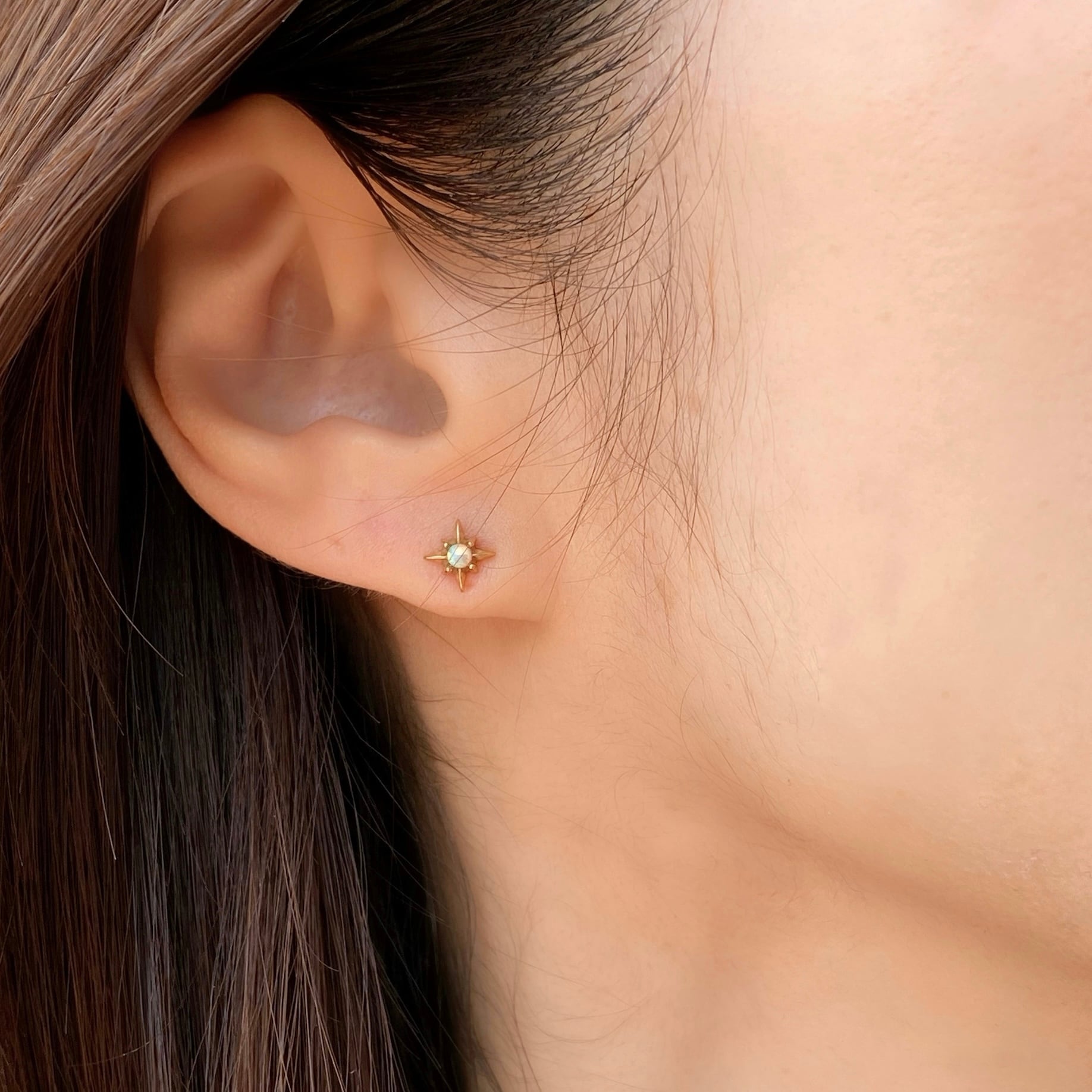 ミニ アンティーク オパール ピアス MP603 | emu