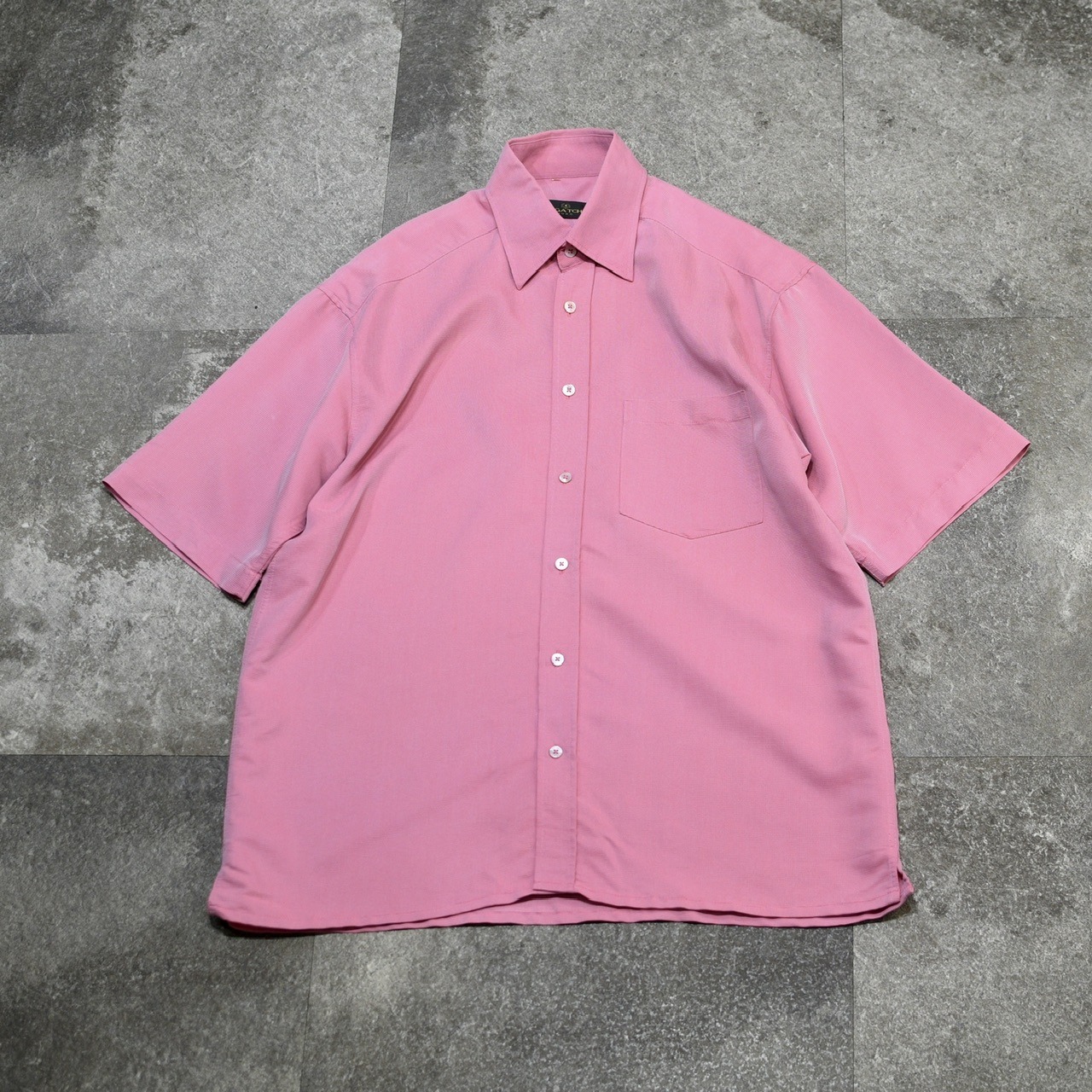 BUGATCHI rayon shirt pink