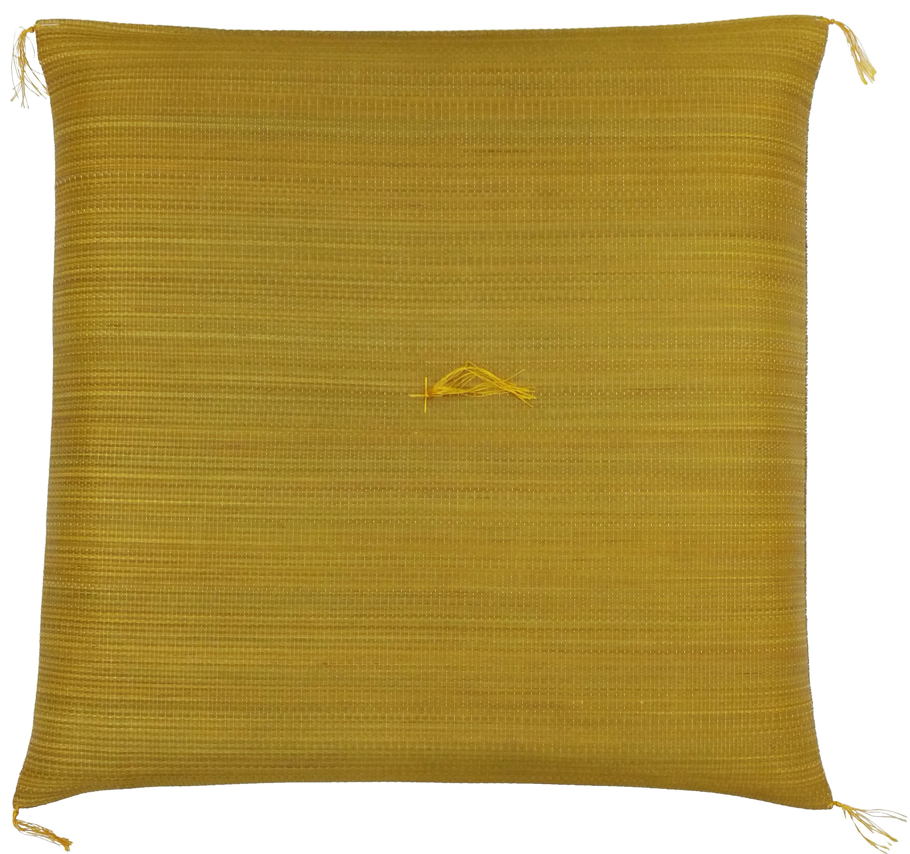 純国産 い草座布団】イエロー Rush Grass Cushion : YELLOW Made in