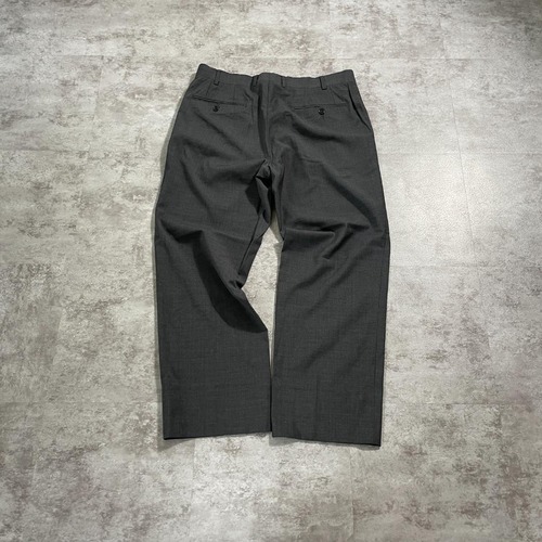 90s ARMANI COLLEZIONI wool black slacks