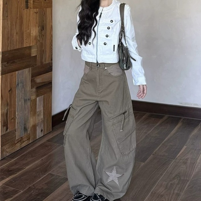 ノーカラークロップドナポレオンデニムジャケット 2col R02714