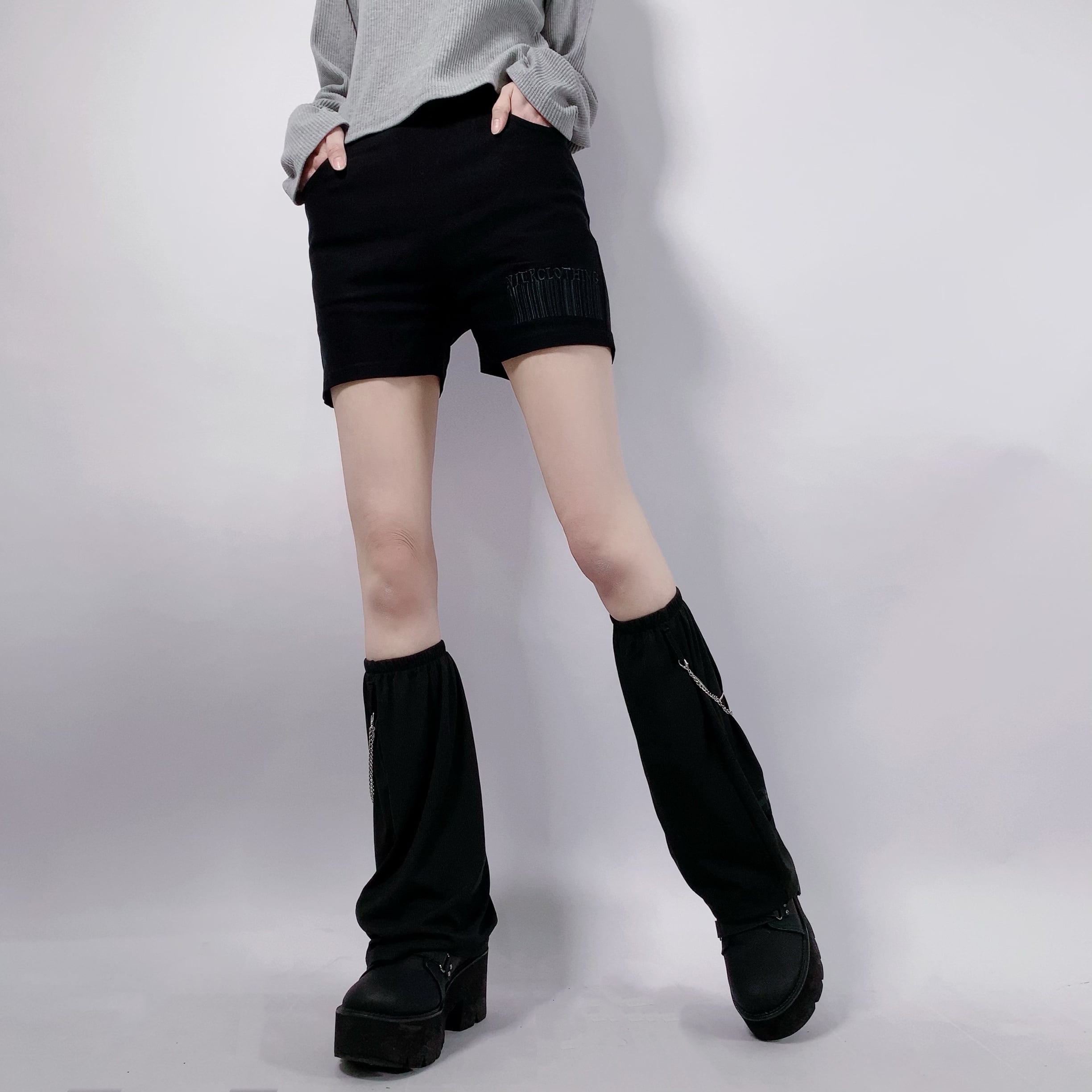 4POCKETショートパンツ＋レーススカートセット | NIER CLOTHING