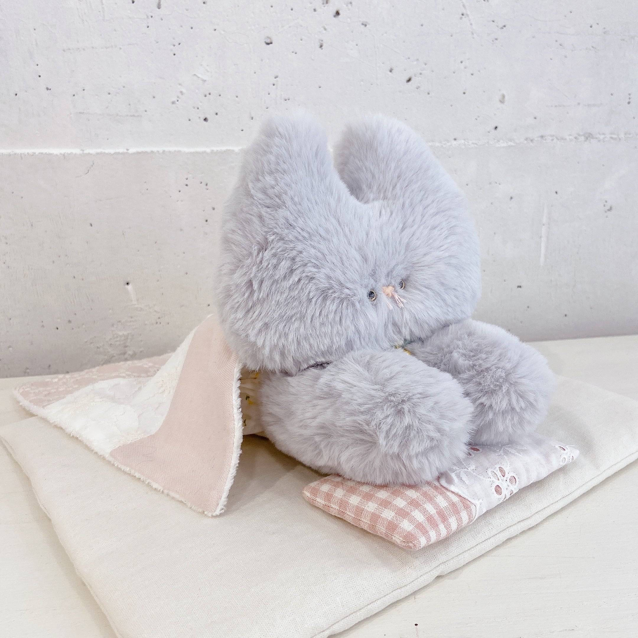 お布団 生地確認用♡ぬいぐるみ ぬい活　小動物 ぬいぐるみのお布団/Lサイズ | 贈りモノ雑貨店LISULISU
