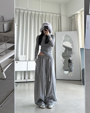 センターシームスウェットパンツ 3色 kcb3234