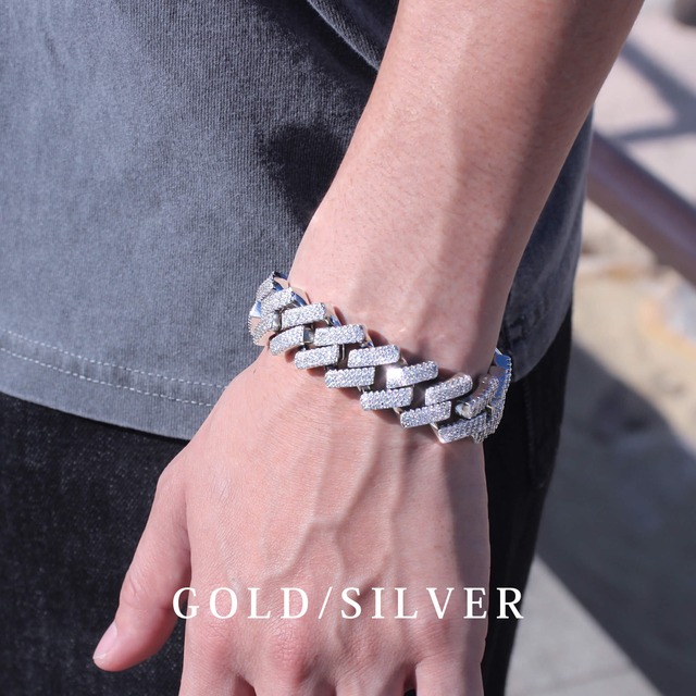 20mm Iced Out Miami Chain Bracelet MB1-1
