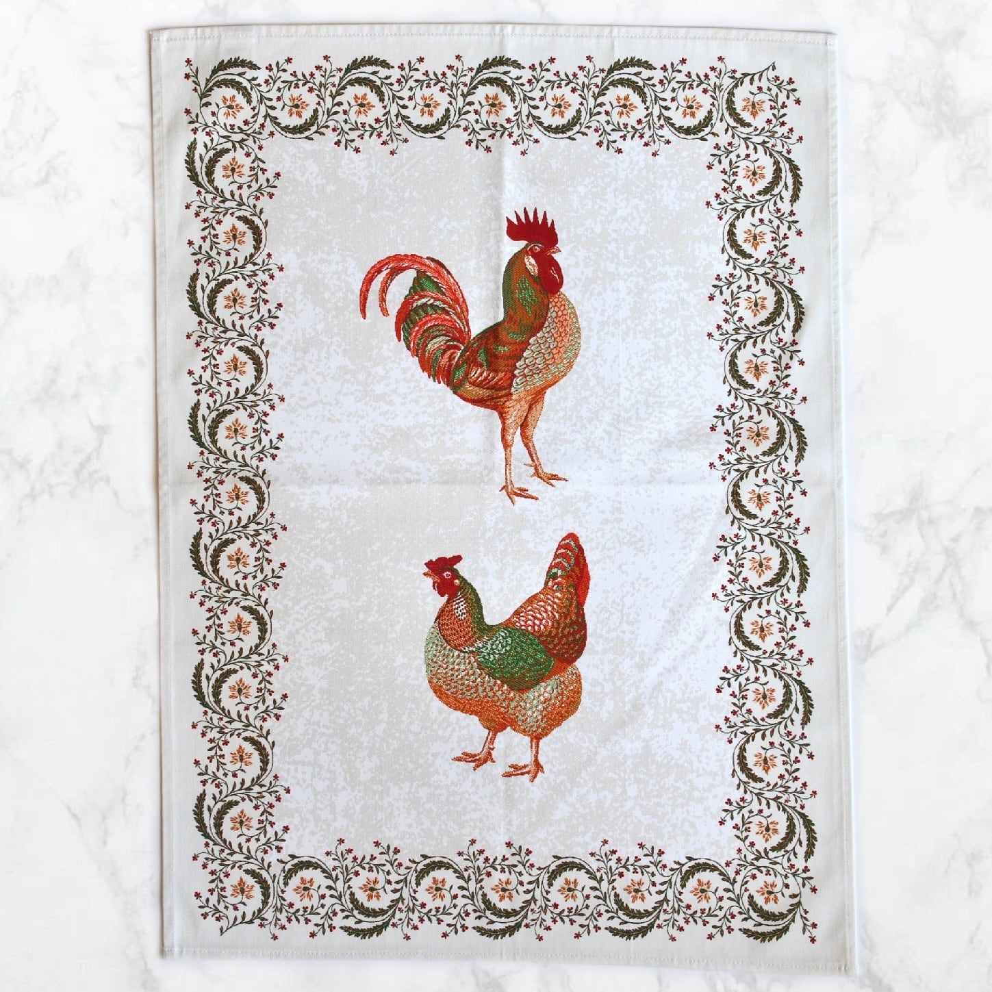 【11月30日まで】お値下げ中フランスアンティーク　トルション掛け トルション フランス製 50cm×70cm コック | ソレイユドール