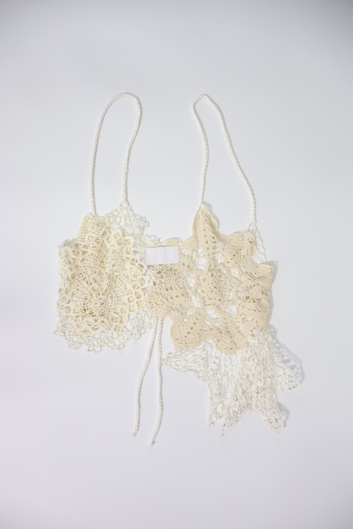 vintage crochet bustier