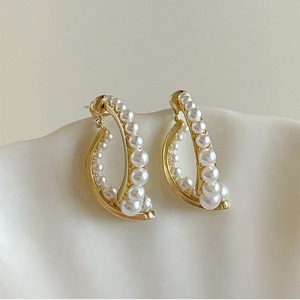 2wayグラデーションパールピアス A3957