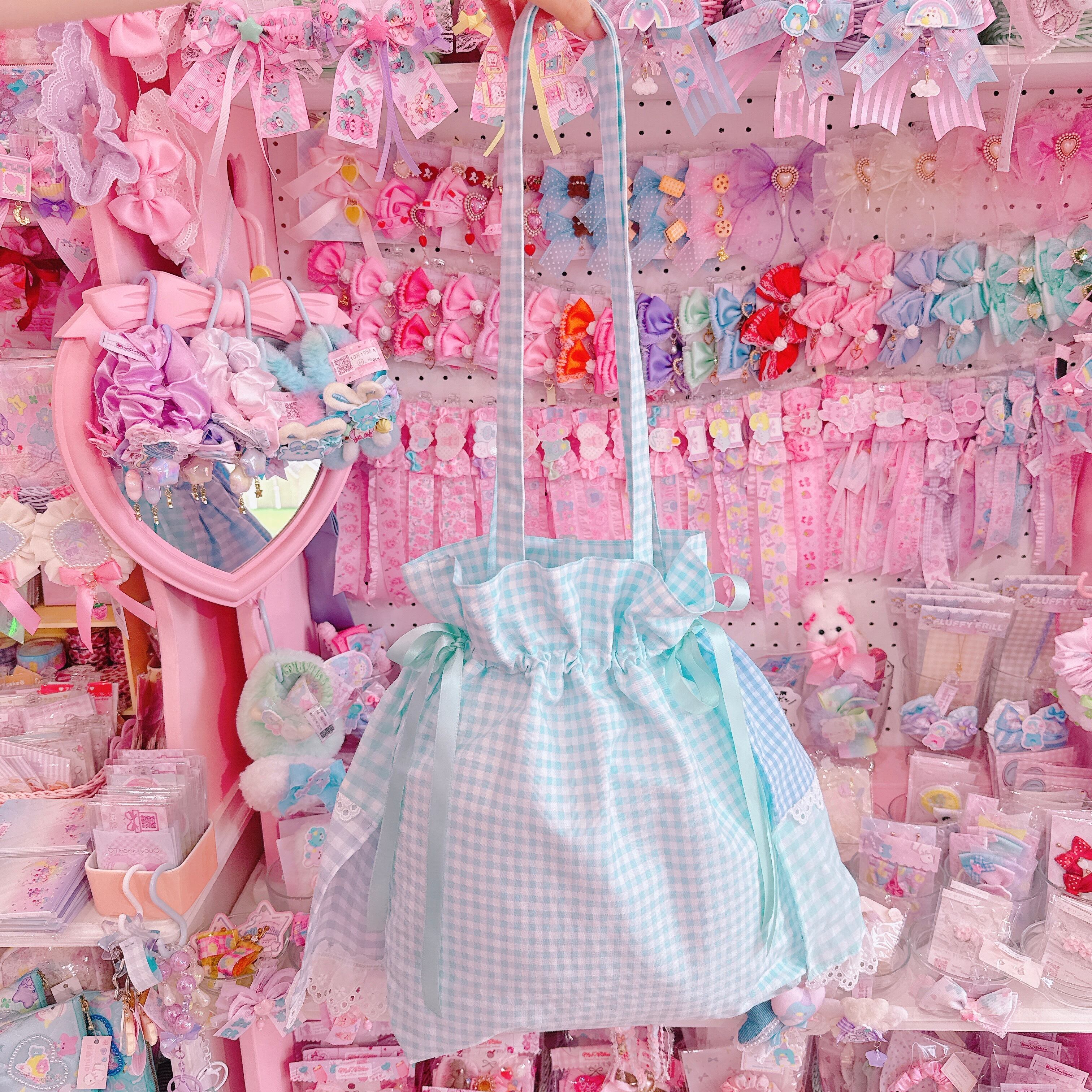 【D7】16-5パッチワークギャザーバッグ