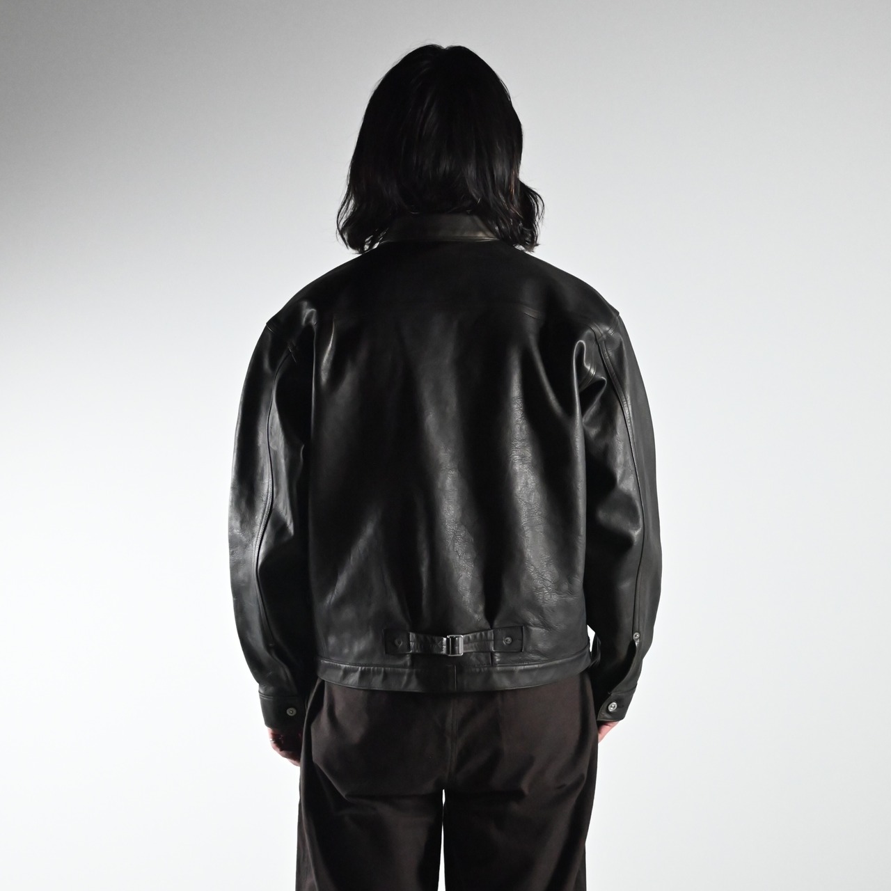 OLD JOE / PATINA HORSE-HIDE RIVETED JACKET