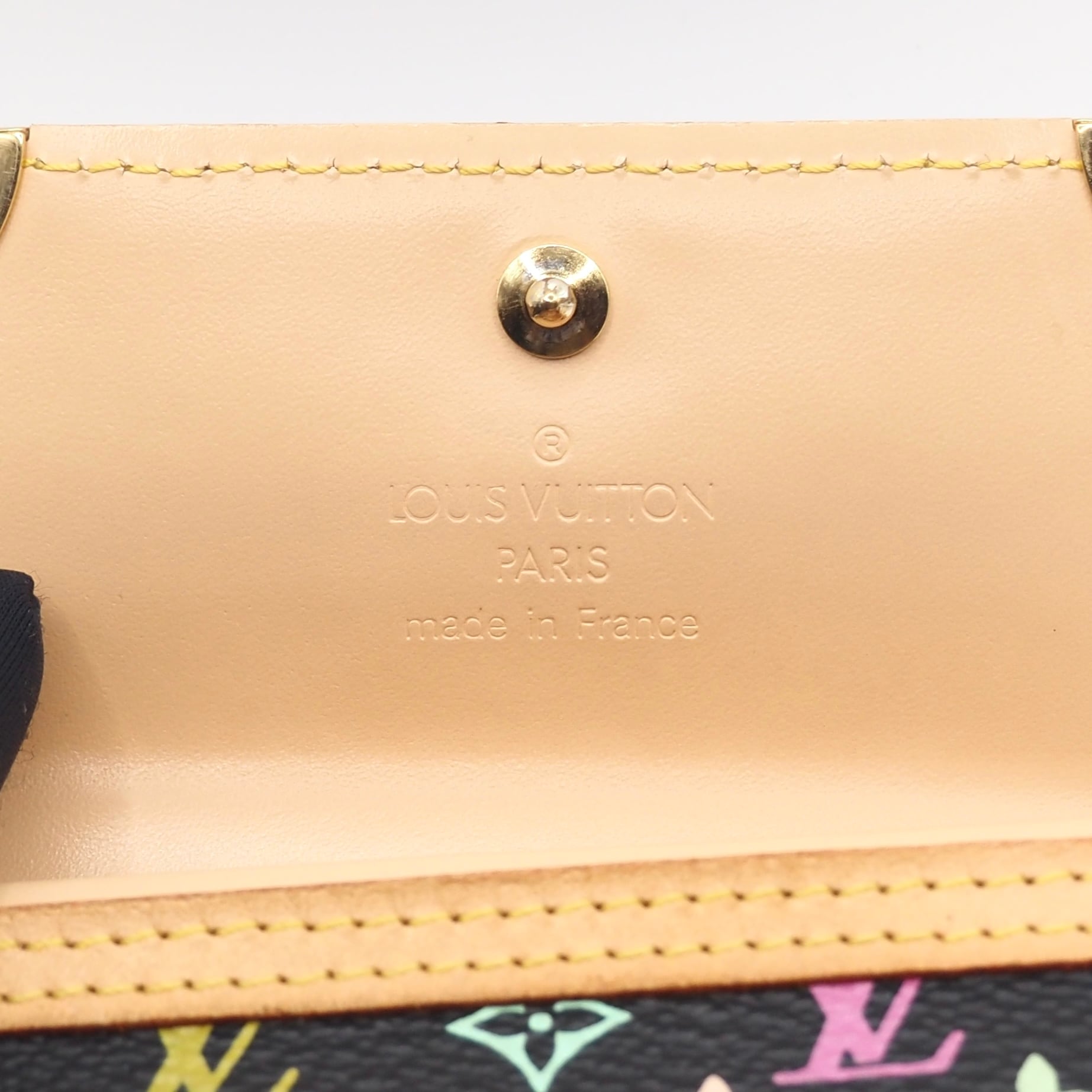 LOUIS VUITTON モノグラムマルチカラー ポルトモネ・プラ 財布 ルイ