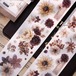 新作予約☆YB124B｜小白家【芍影花叙】型抜き 貝殻光加工 マスキングテープ / PETテープ