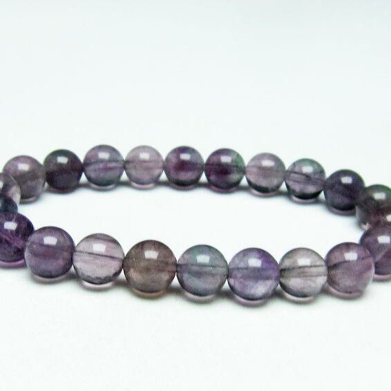 フローライト ブレスレット 9mm 蛍石 ブレス 一点物 メール便可 [M便 1/10] 111-35298