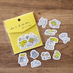 【ニシワキタダシ】フレークシール「ねこまみれシール」