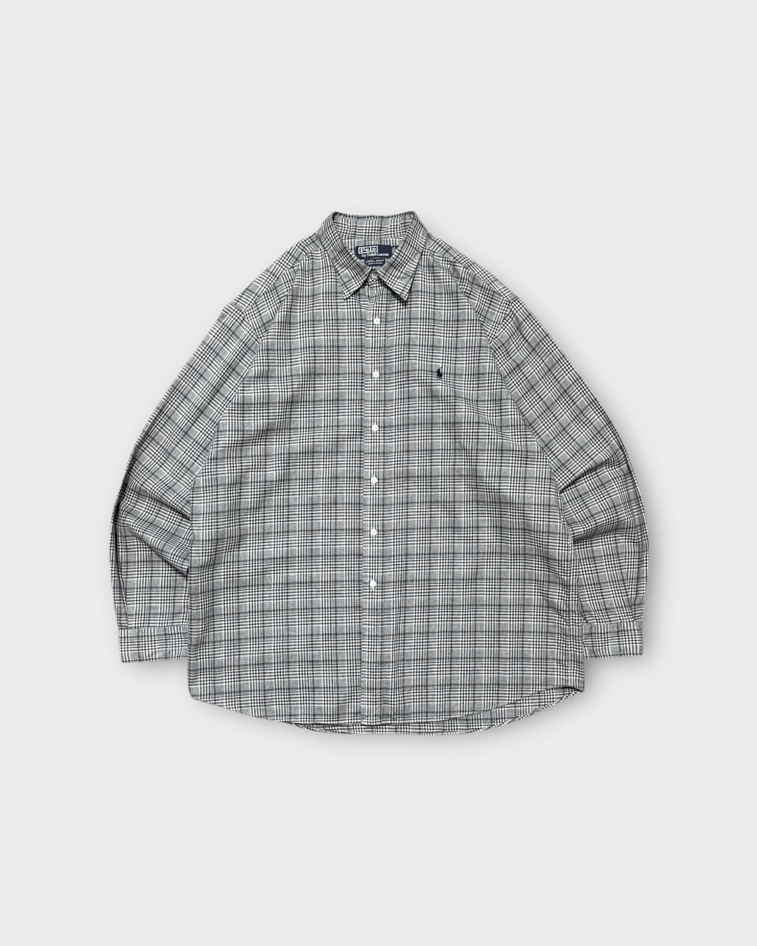 【VINTAGE】1990’s “Polo by Ralph Lauren” Lowell Sport Glen Check Shirt