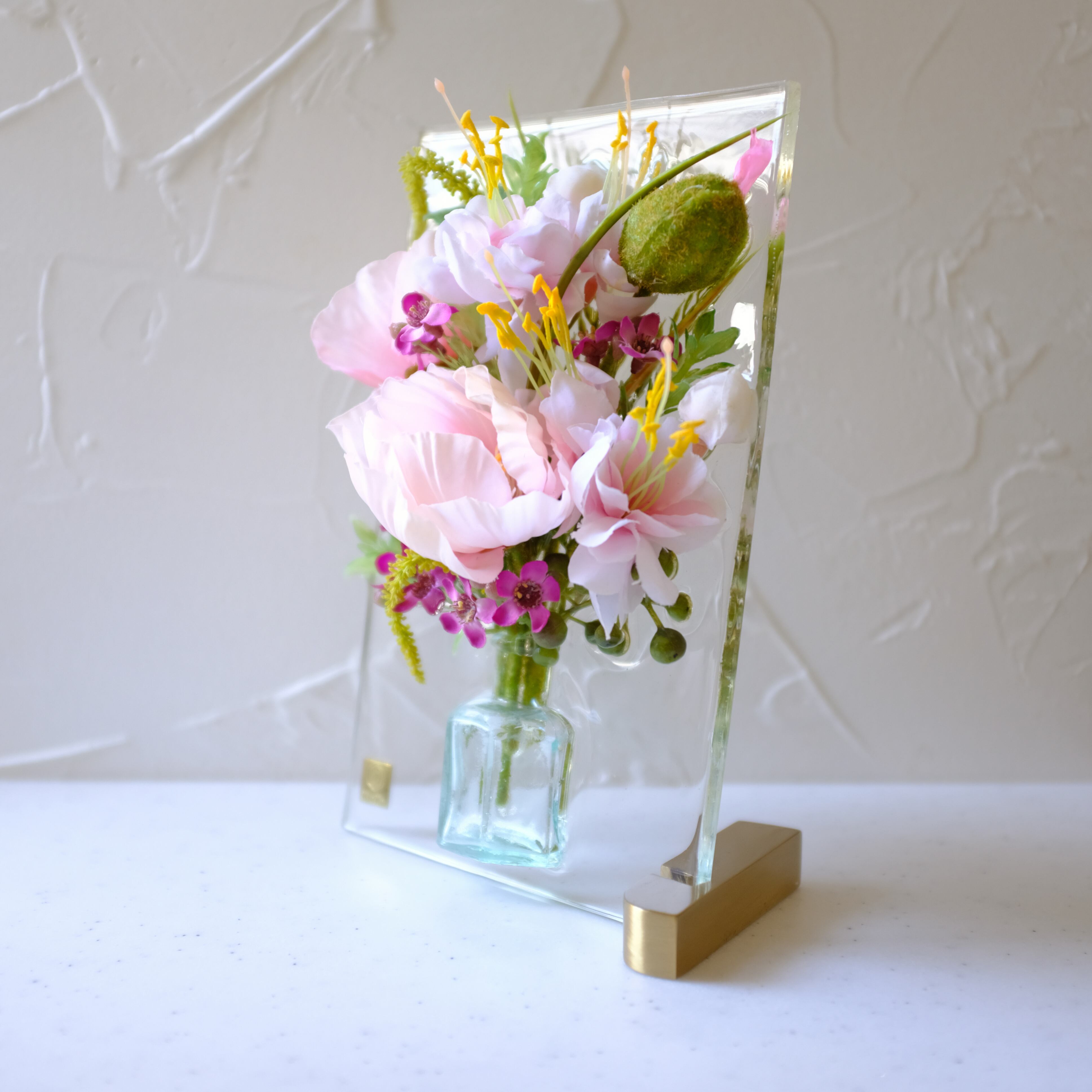 Sumika S ポピー ピンク 2 アンティーク花瓶シリーズ Kieka