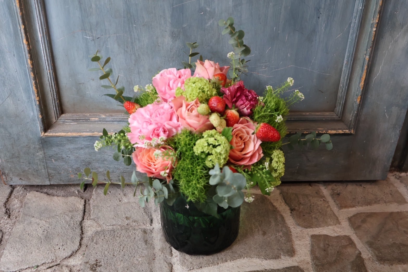 【5月9日-10日到着限定】母の日おまかせいちごブーケ(可愛い)