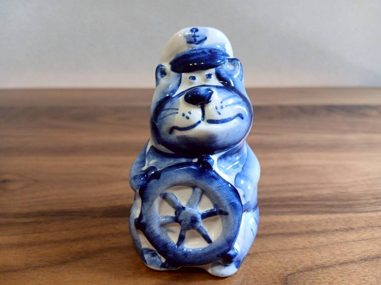 グジェリ焼人形セット グジェリ陶器 ロシア製陶器 ロシア製食器 フィギア 手描き ロシア雑貨