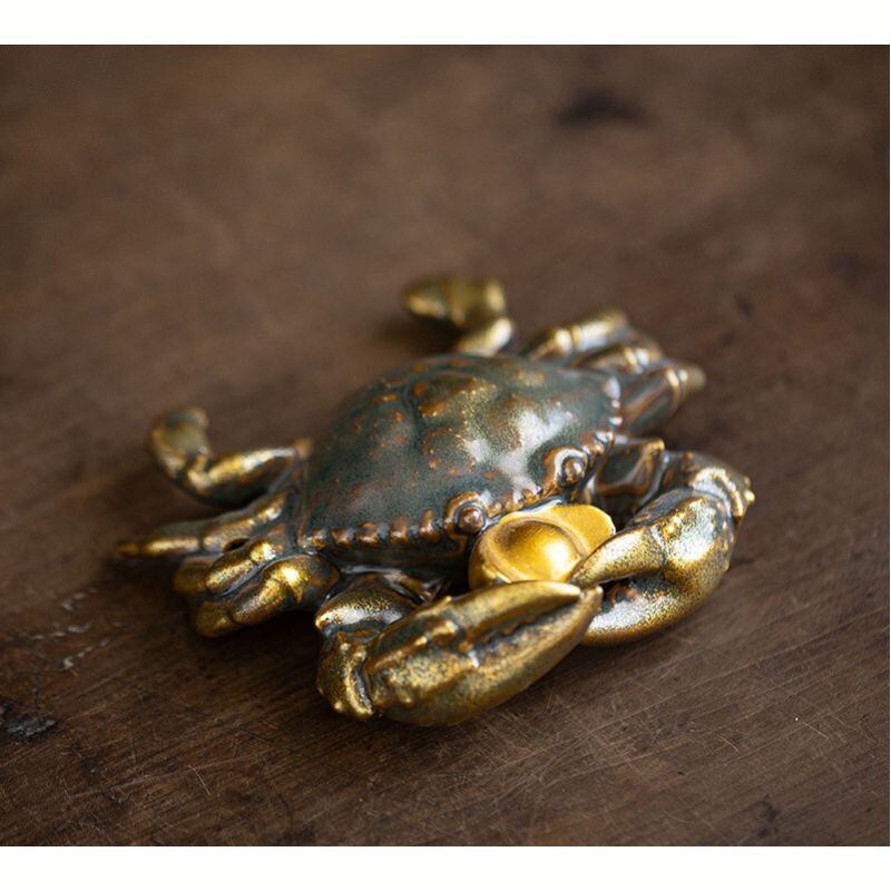 ☆b479、蟹 置物 風水 カニ 風水置物 インテリア 金運祈願 開運 Amazon.co.jp: 蟹 置物 風水 カニ 風水置物 インテリア 銅製 風水