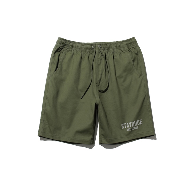 【STAY DUDE COLLECTIVE】Walk Shorts Summer 2021 (MILITARY GREEN)