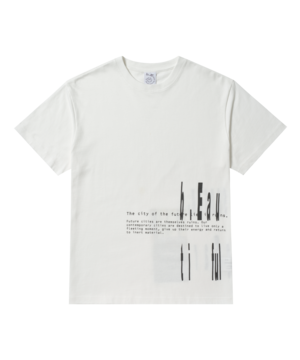 [SAN SAN GEAR] SAN SAN X b.E HAIKYO T-SHIRTS [WHITE] 正規品 韓国ブランド 韓国通販 韓国代行 韓国ファッション sansan san san サンサンギア