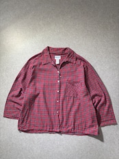 80s~ mamary check shirt