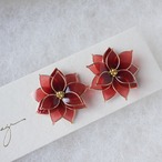 ポインセチア -Poinsettia- | ピアス/イヤリング