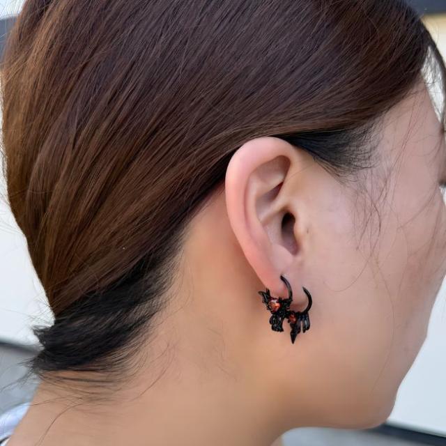 ボディピアス 16G ハート スパイダー ハロウィンピアス ワンタッチ