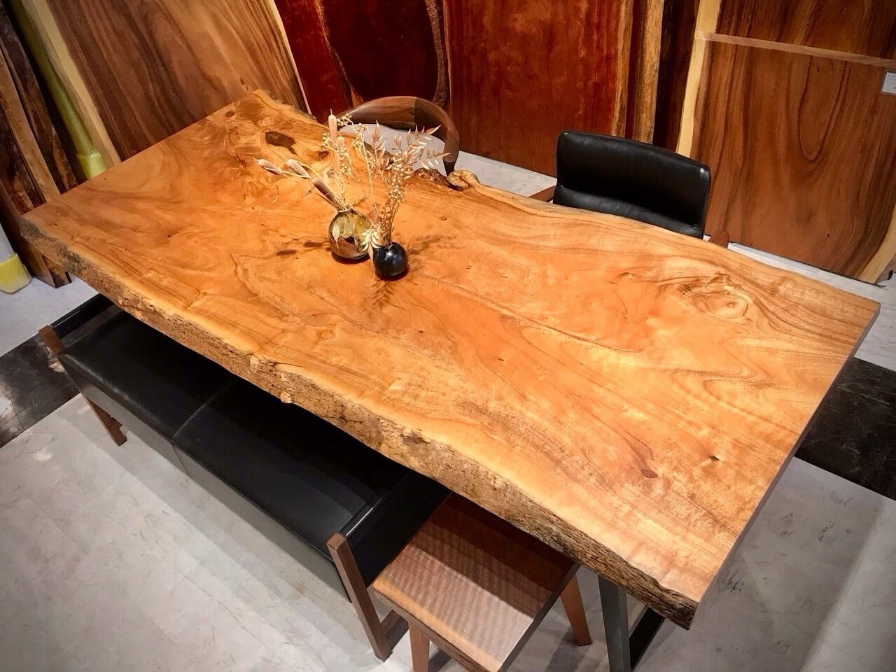 椨（タブ）_2000×900-800-750×50mm_浅草本店_テーブル天板/一枚板