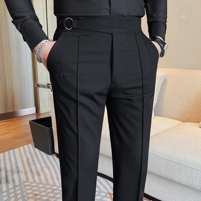 スリムフィット ビジネス パンツ 4色 11023