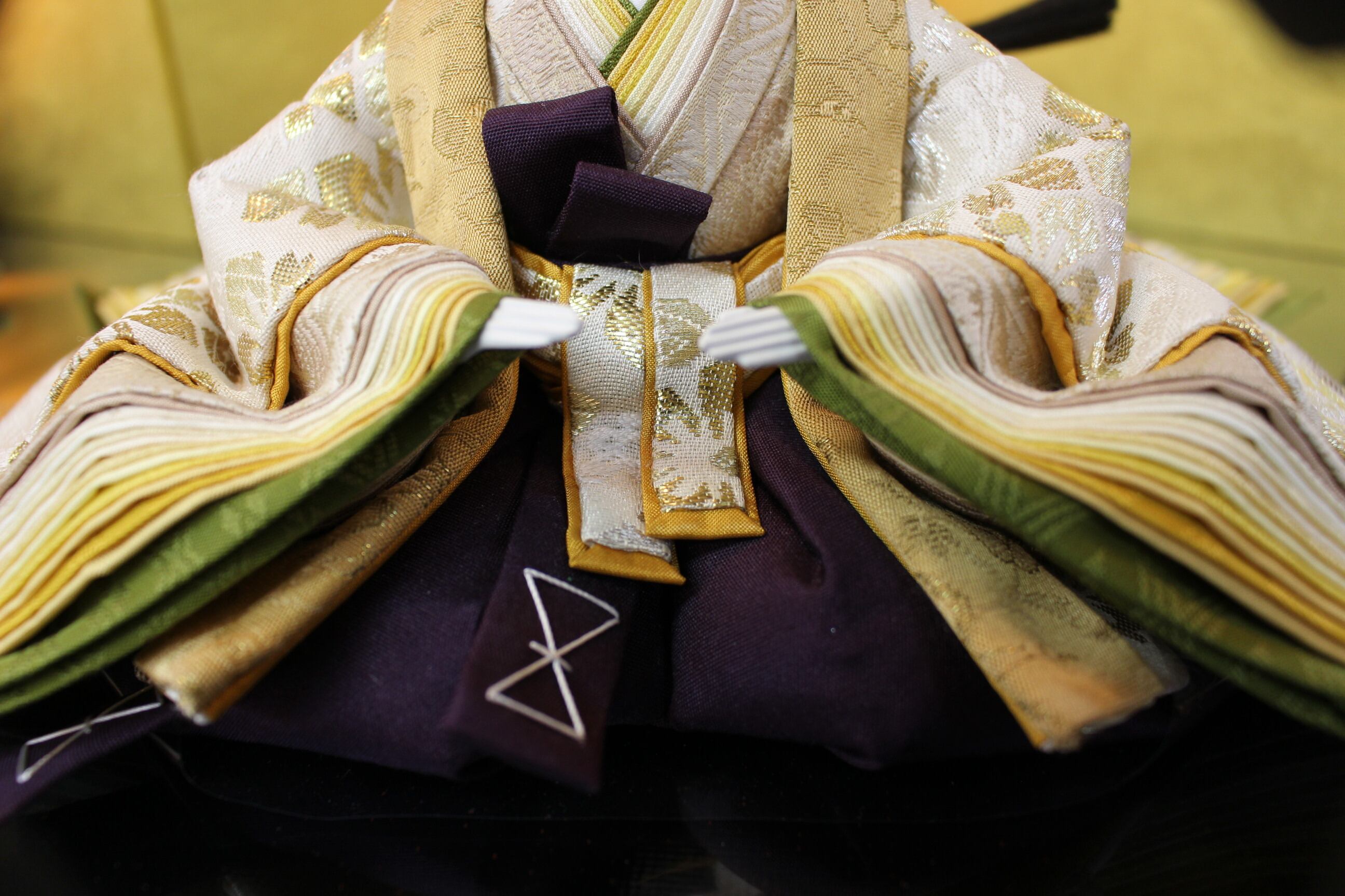 衣装着親王飾り 清水久遊＜正絹花菱＞ | SHIMADA DOLL