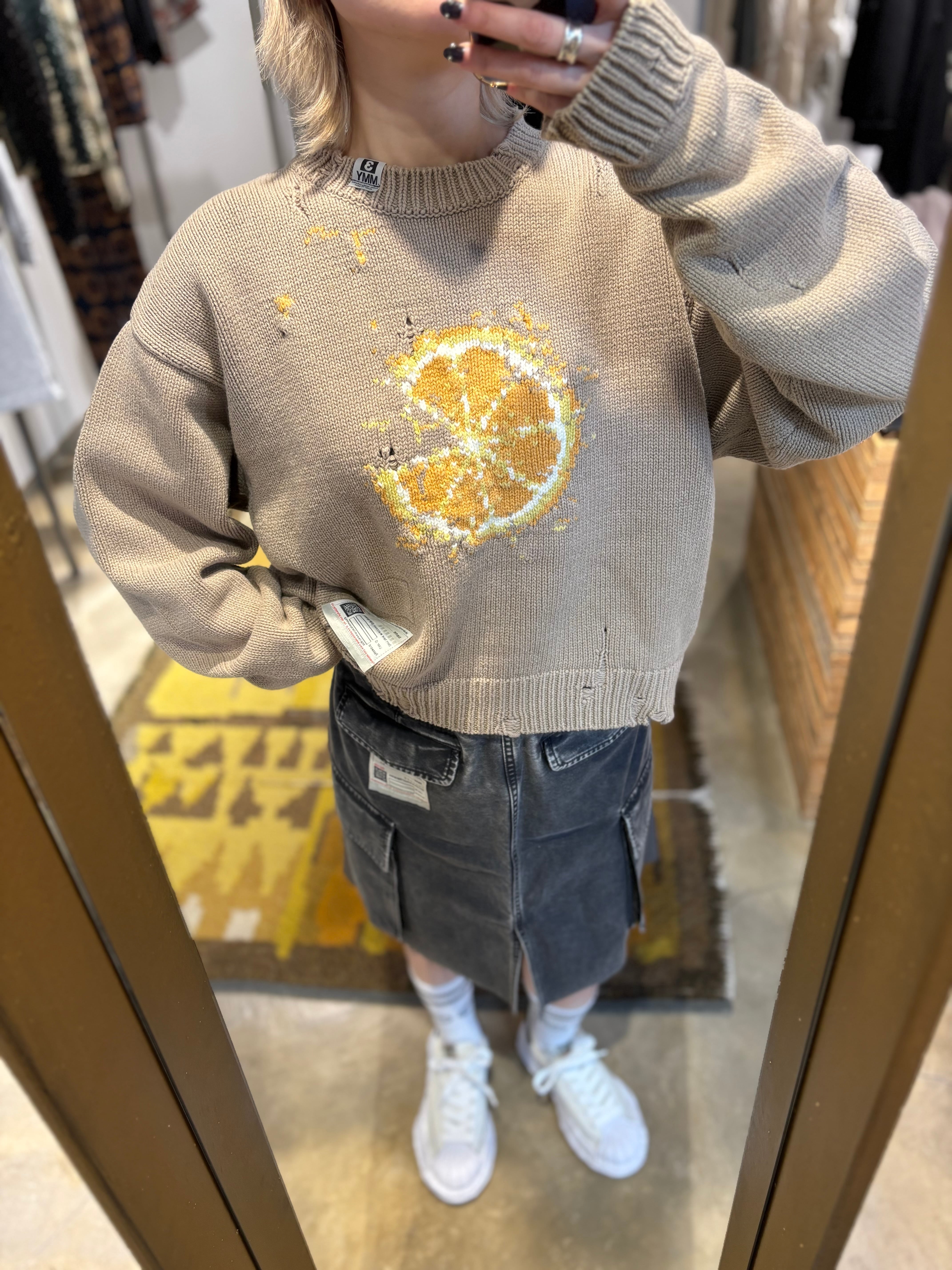 26SS】Mame Kurogouchi マメ クロゴウチ / Floral Motif Glitter High