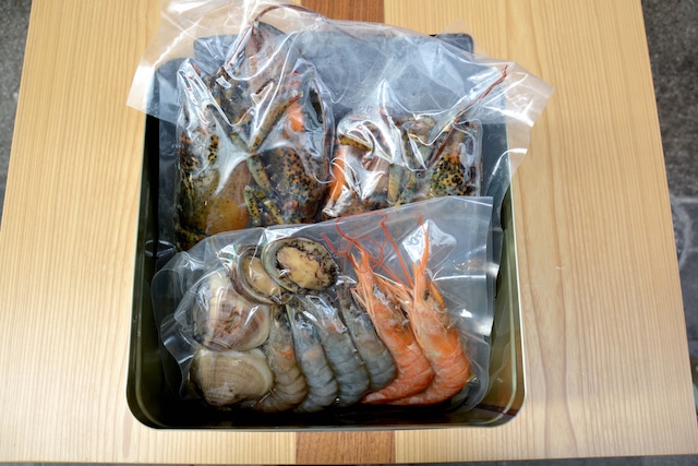 金券5000円分付【500gオマール海老入り!】豪華海鮮カンカン焼きセット(4人前)